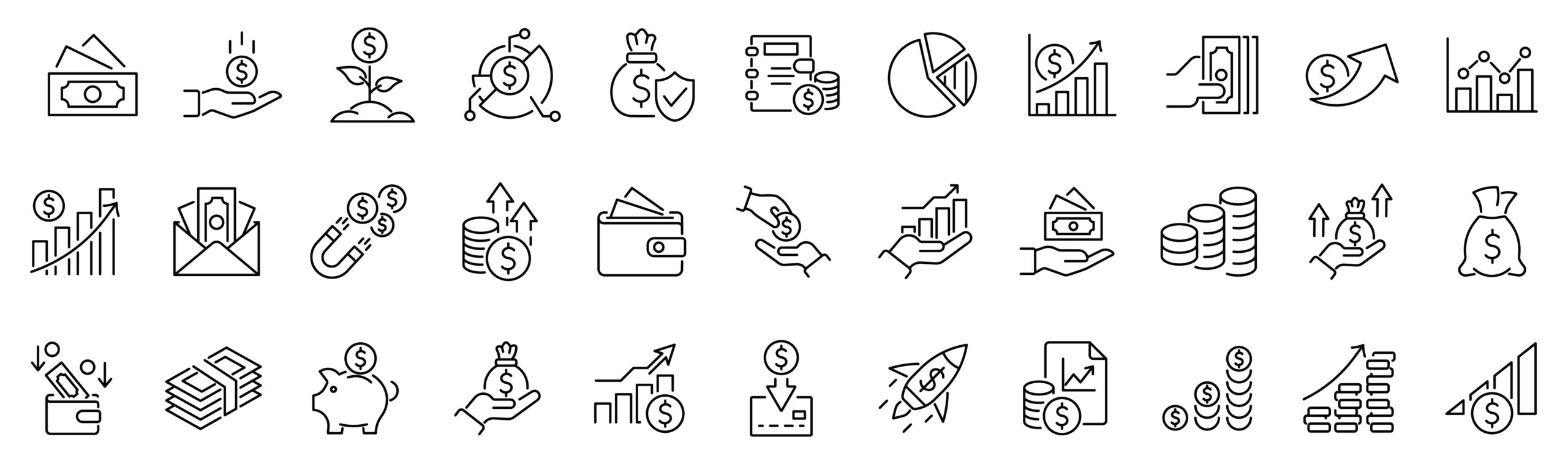 Set,Of,Line,Icon,Related,To,Income,,Salary,,Money,,Business. Tax time with wooden alphabet blocks, red alarm clock, calculator and pen on 1040 tax form background